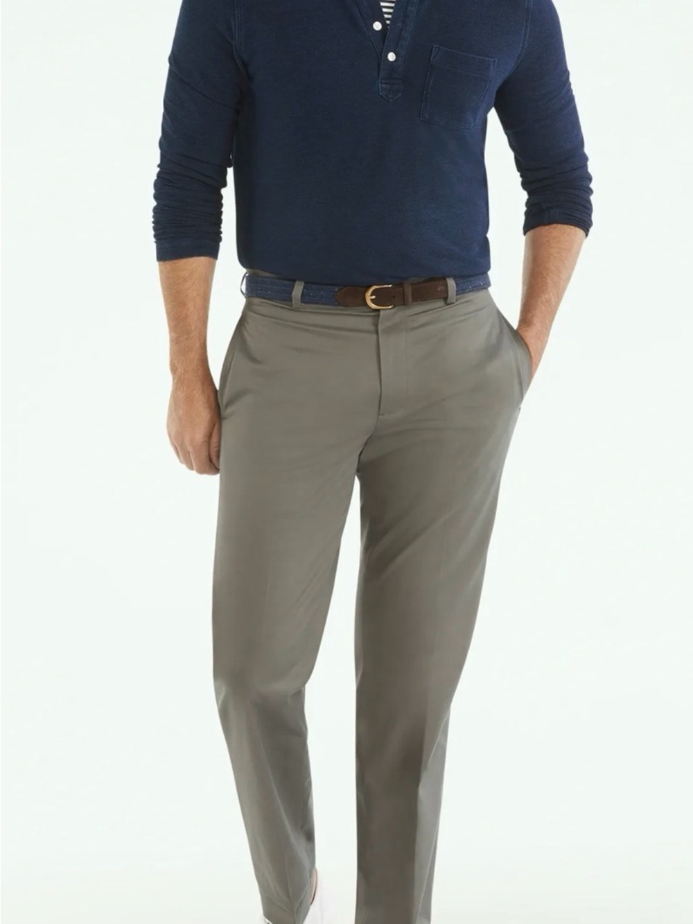 Brooks Brothers Men's Chinos in Dark Gray